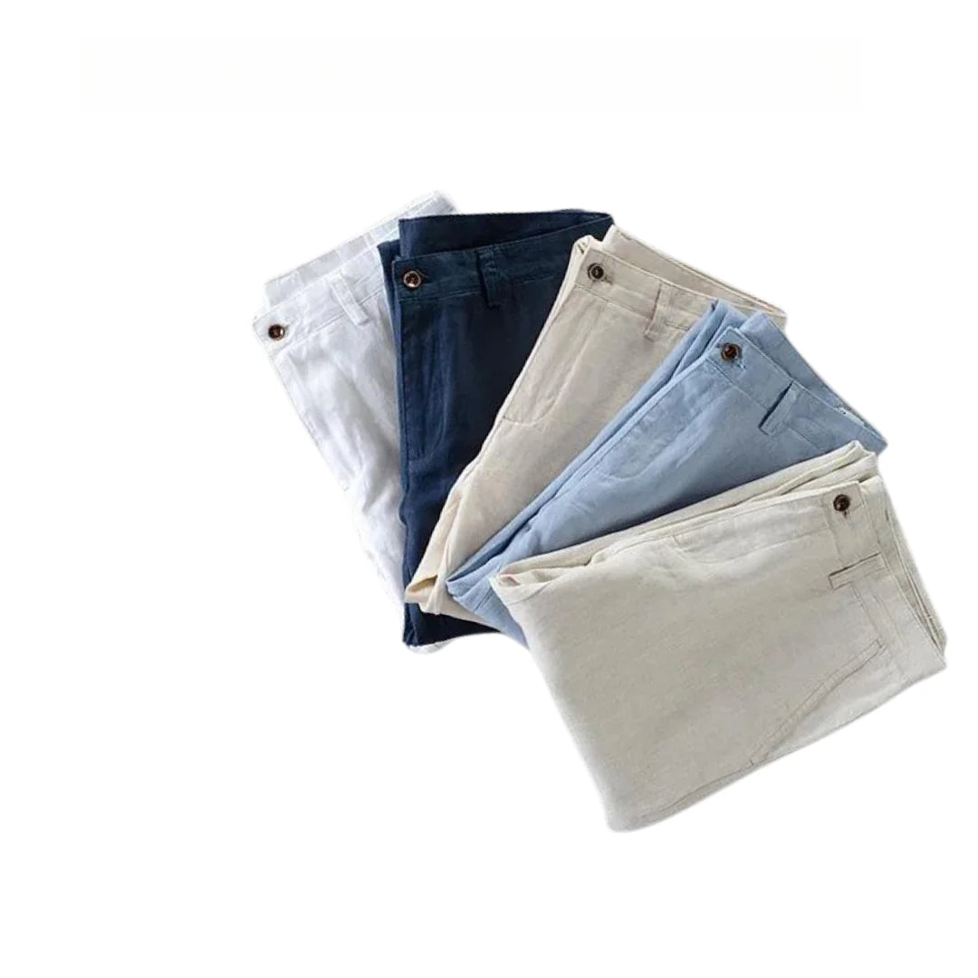 100% Linen Casual Pants