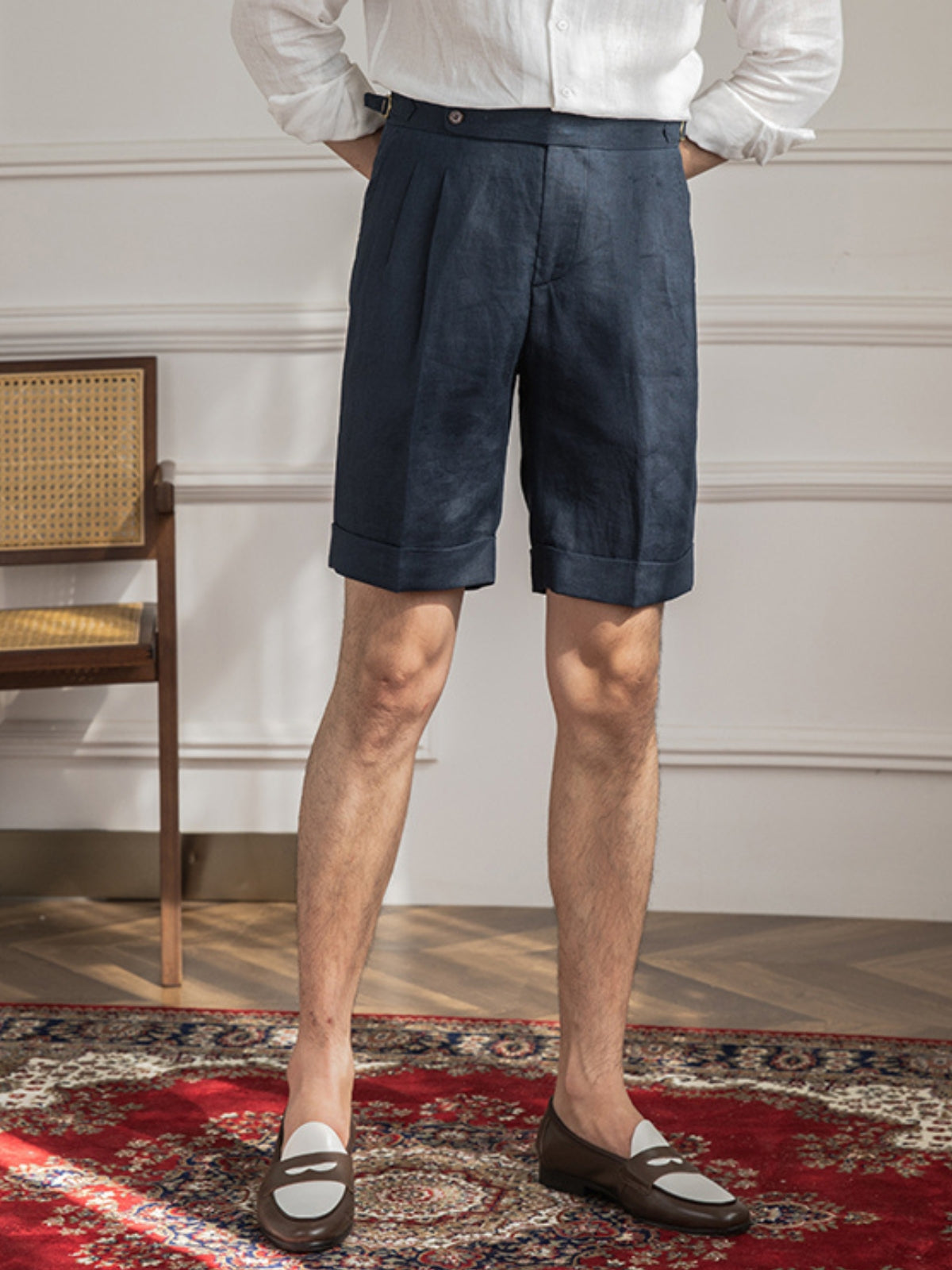 Old Money Old Money High End Linen Shorts