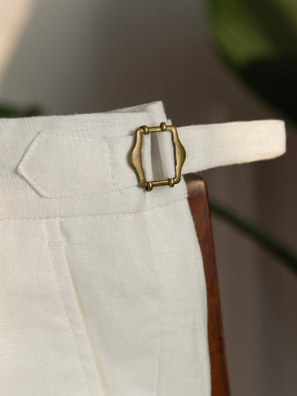 Old Money Old Money High End Linen Shorts