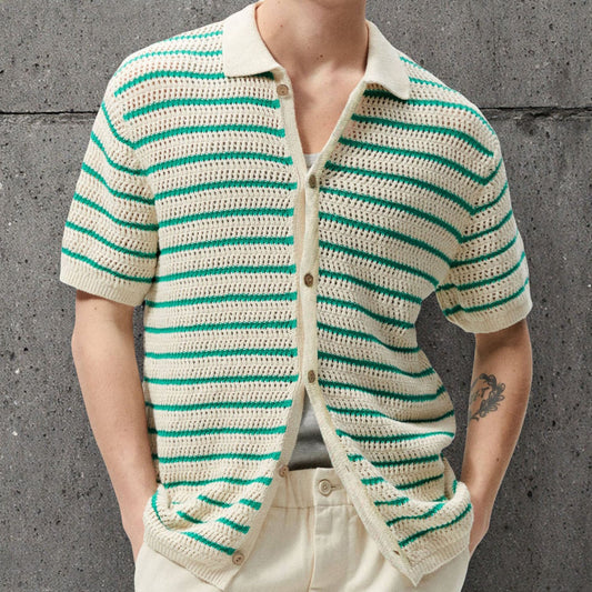 Marbella - Knitted Button Shirt